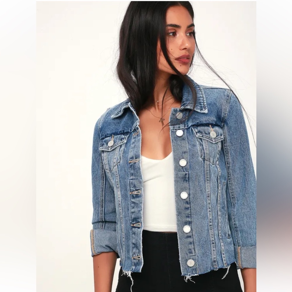 Like new Modern denim jacket